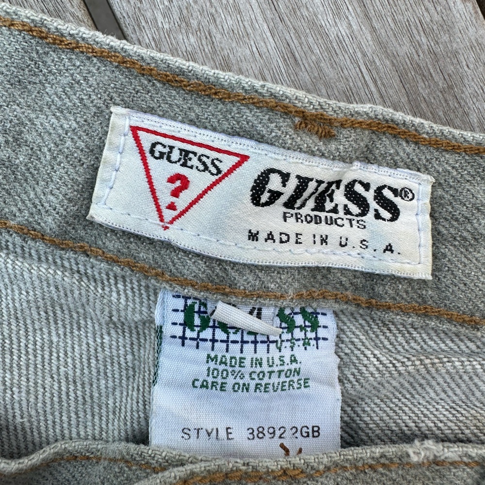 Vintage 80’s Guess shorts size 34” - Picture 4 of 6